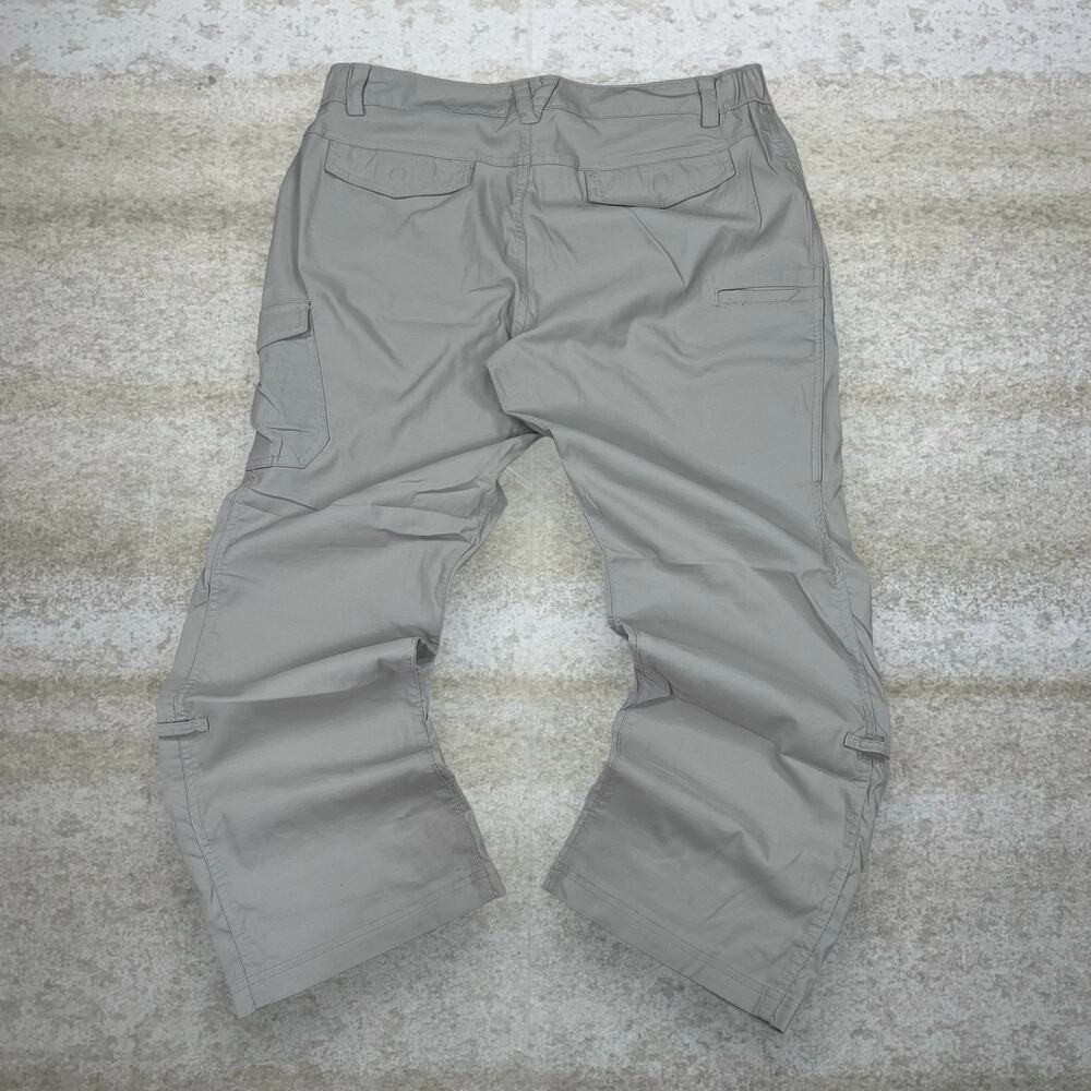 Vintage Y2K Duluth Trading Hiking Pants 36x29 Relaxed Fit Tan Polyester